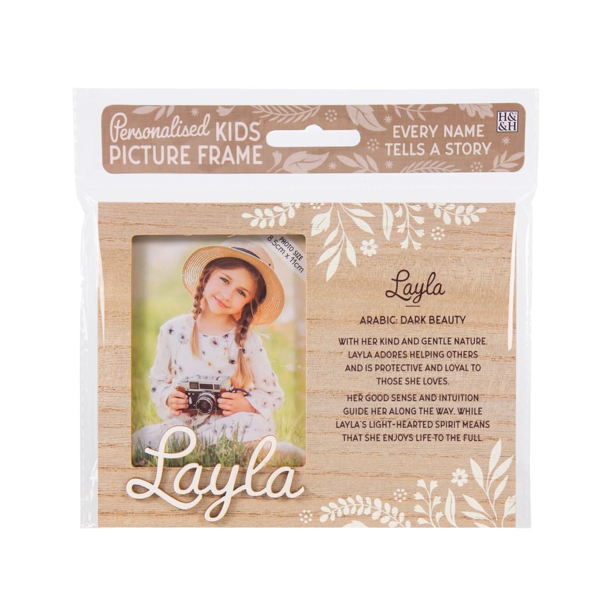 History & Heraldry Layla Personalised Picture Frames (Layla)