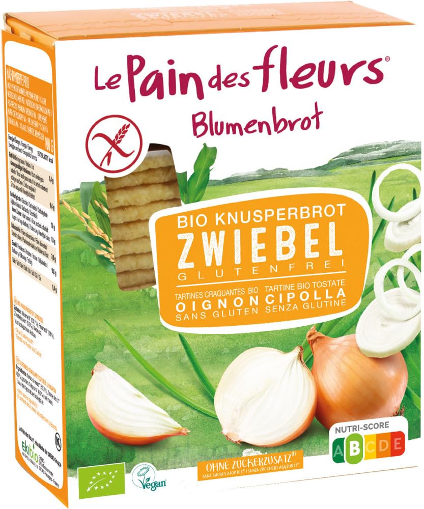 Blumenbrot - Knusprige Zwiebel-Schnitten bio - 150 g - 6er Pack
