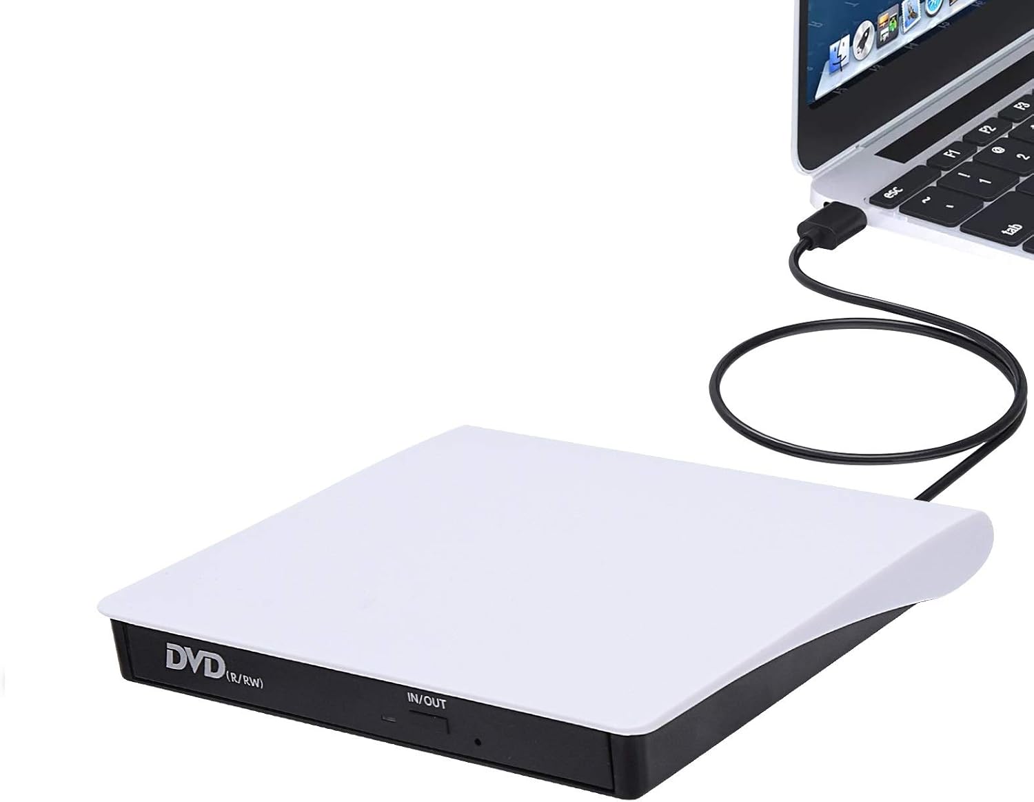 KALULI External CD/DVD Drive USB 3.0/2.0 Portable High Speed Data