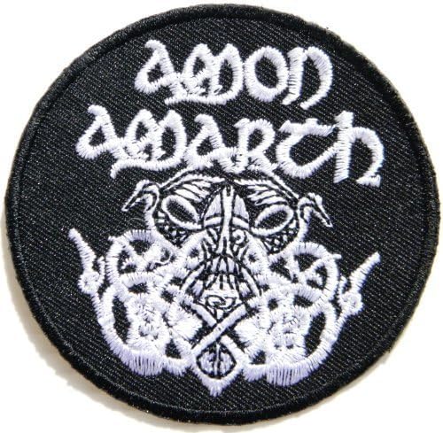 3" x 3"AMON AMARTH Odin Death Music Band Heavy Metal Rock Punk Logo jacket T shirt Patch Iron on Embroidered music patch by Tourlesjours
