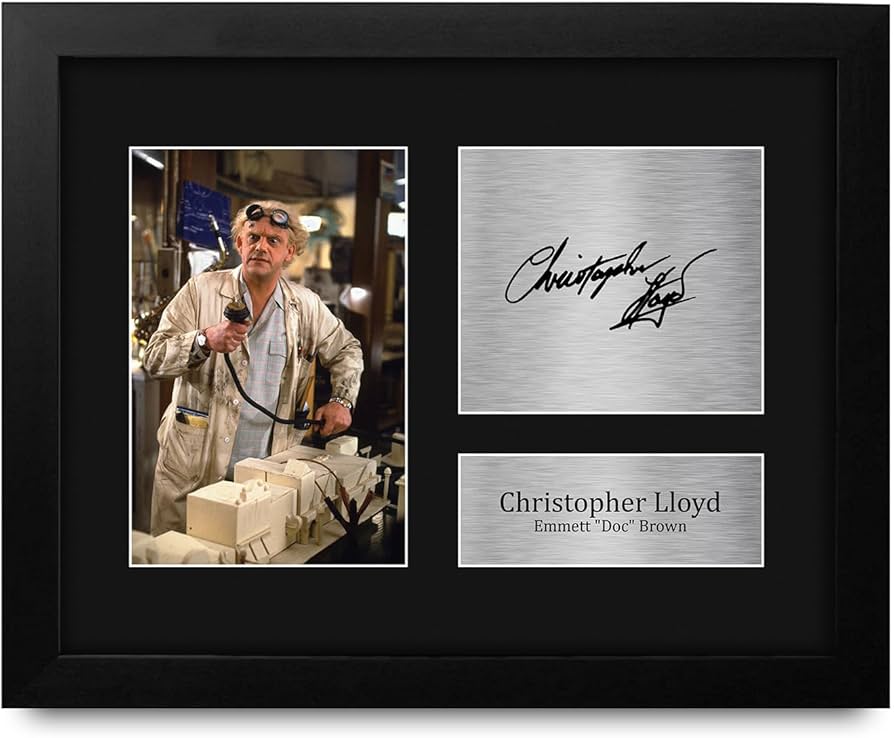 Amazon.com: HWC Trading Christopher Lloyd Back to the Future Doc