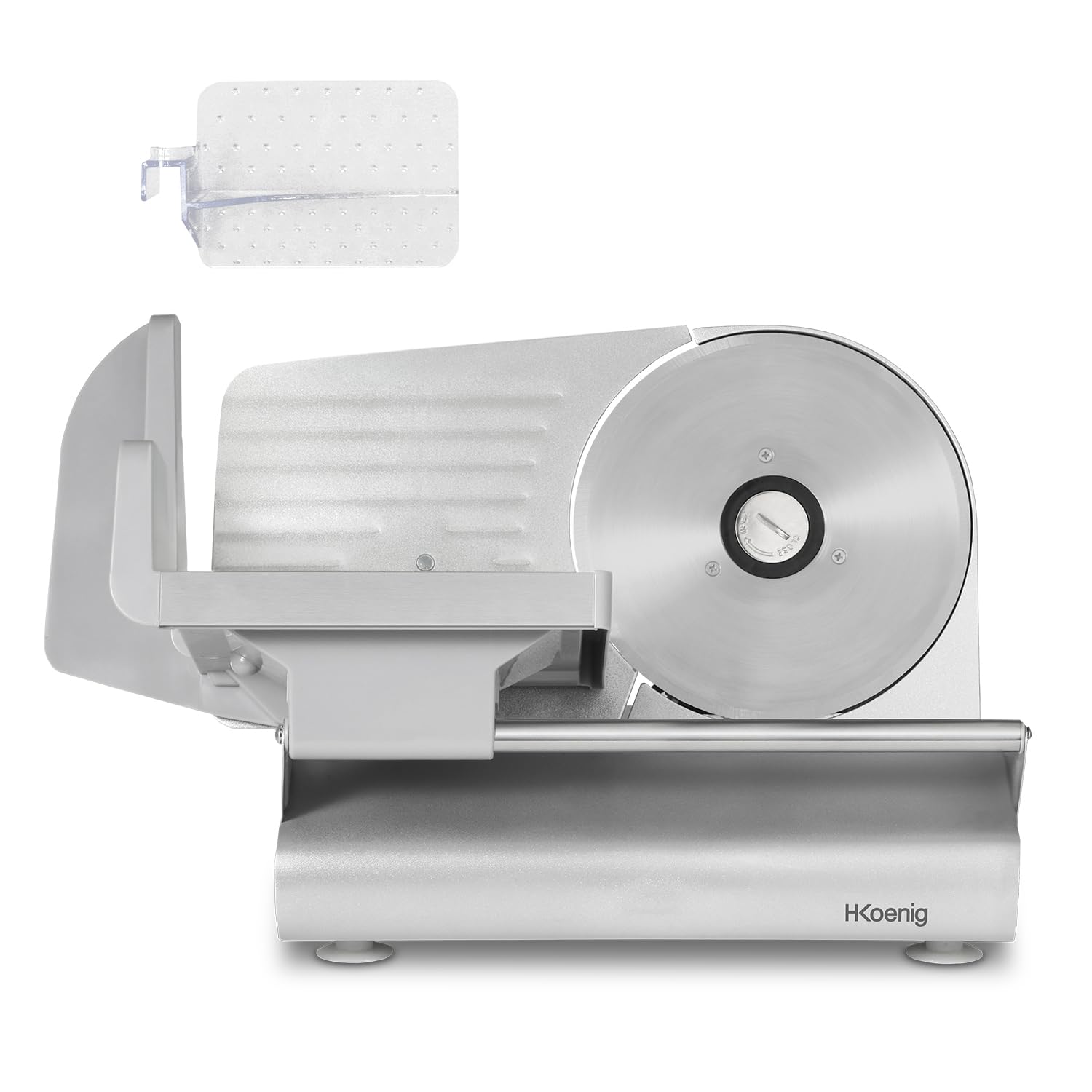 Slicer de carne eléctrico Wengen, hoja de acero inoxidable, 2 velocidades