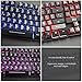 Rii RK100 Teclado Gaming,Teclado de Membrana con sensibilidad mecánica,USB LED Retroiluminado Ideal...
