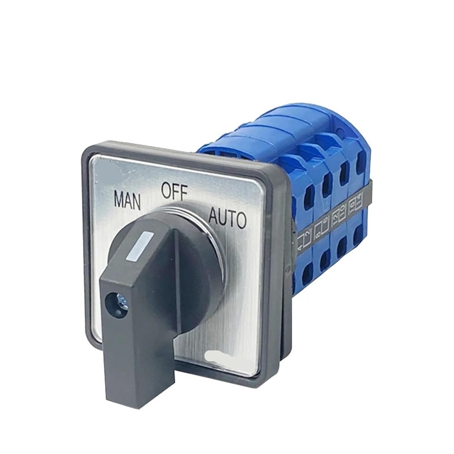 AUTO-Off-Man 3 Positions 4 Poles Control Motor Changeover Cam Rotary Switch LW28 LW26-20A YMW26-20/4 1Pcs