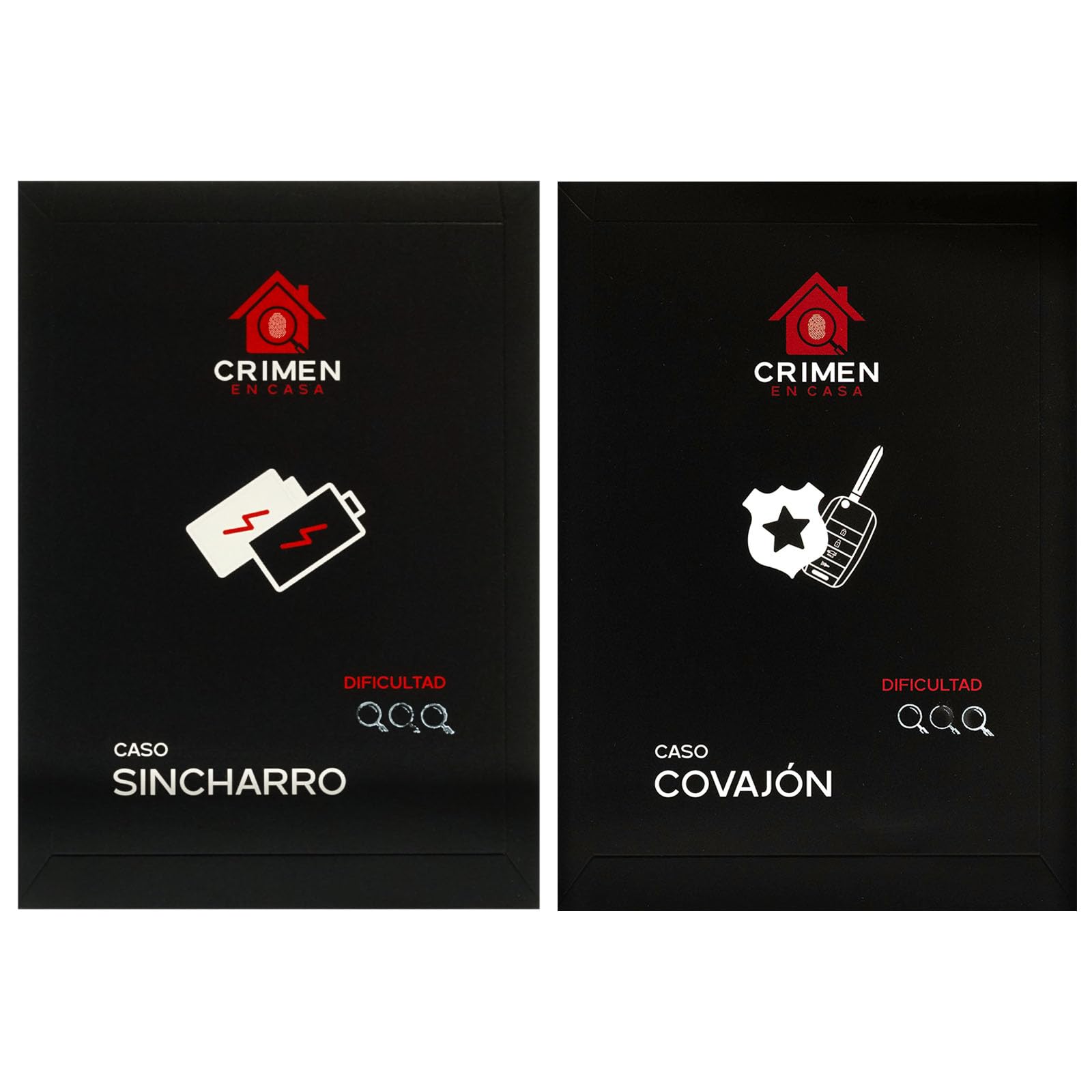 Pack Sincharro - Covajón. 2 Juego de Detectives, Juego Escape Room, Juego de Misterio Inmersivo (Difícil)