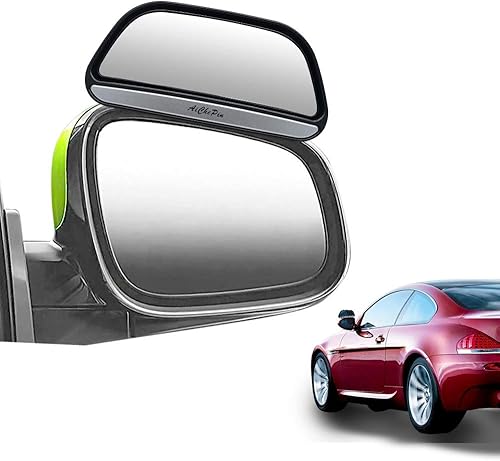 2 espejos de punto ciego, espejo retrovisor lateral de gran angular auxiliar ajustable para automóviles y SUV