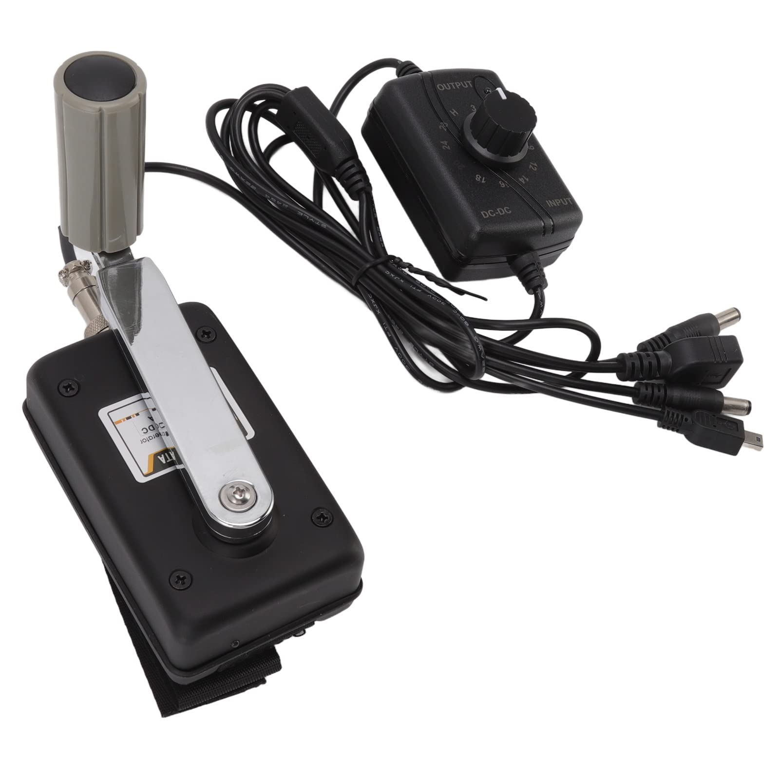 Generatore a manovella Generatore di corrente manuale portatile ad alta efficienza da 30 W per escursioni di campeggio di emergenza all'aperto Design compatto leggero in le