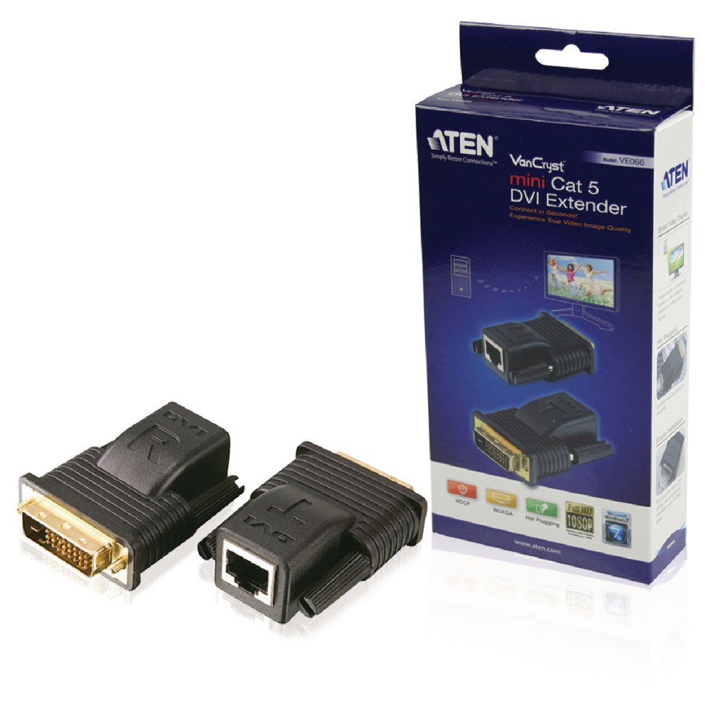 Aten Extensor CAT5 DVI con soporte 1080p y transmisión de video de alta resolución 5