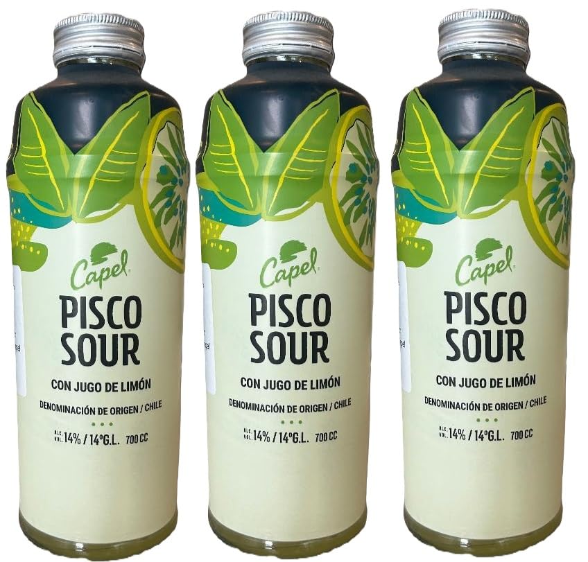 3 Flaschen Capel Pisco Sour a 0 7 L 14% vol. + Space Keks gratis a 45 g von Onlineshop Bormann