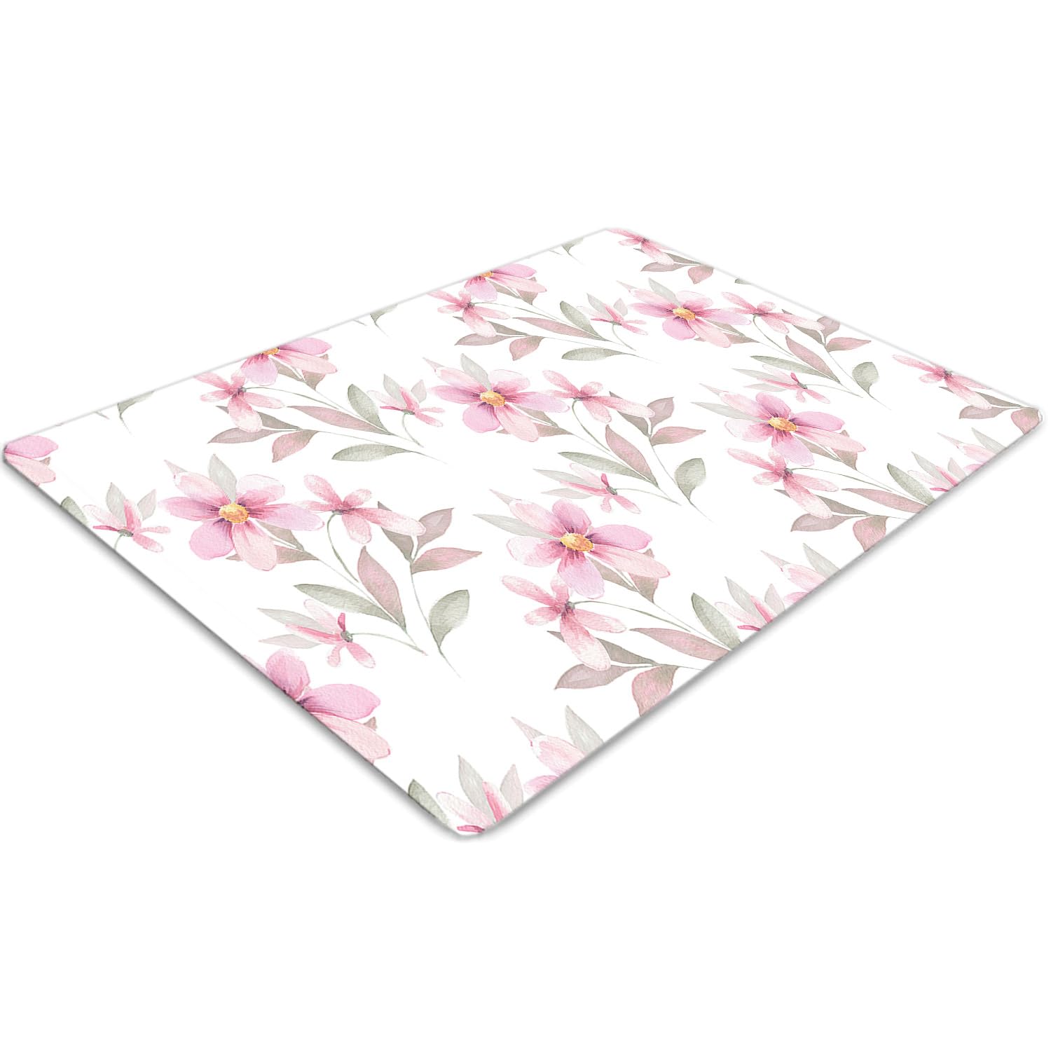 Protège-Tapis de Chaise PVC Rectangulaire, Protecteur de Sol Imperméable 120x90