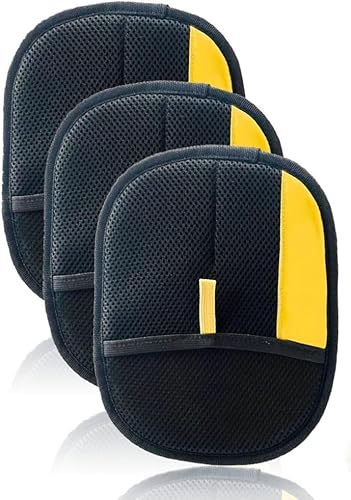 Guantes para eliminar pelo de mascotas | Guantes de aseo reutilizables y lavables | Aptos para gatos y perros | Paquete de 3 unidades