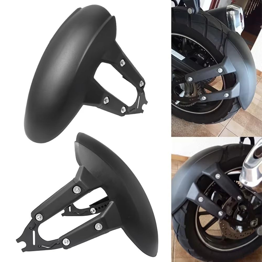 Parafango per Motocicletta Telai Parafango con Staffa Parafango Posteriore Universale Moto Parafango Universale