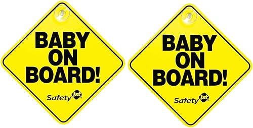 Safety 1st Cartel "Baby On Board", paquete de 2