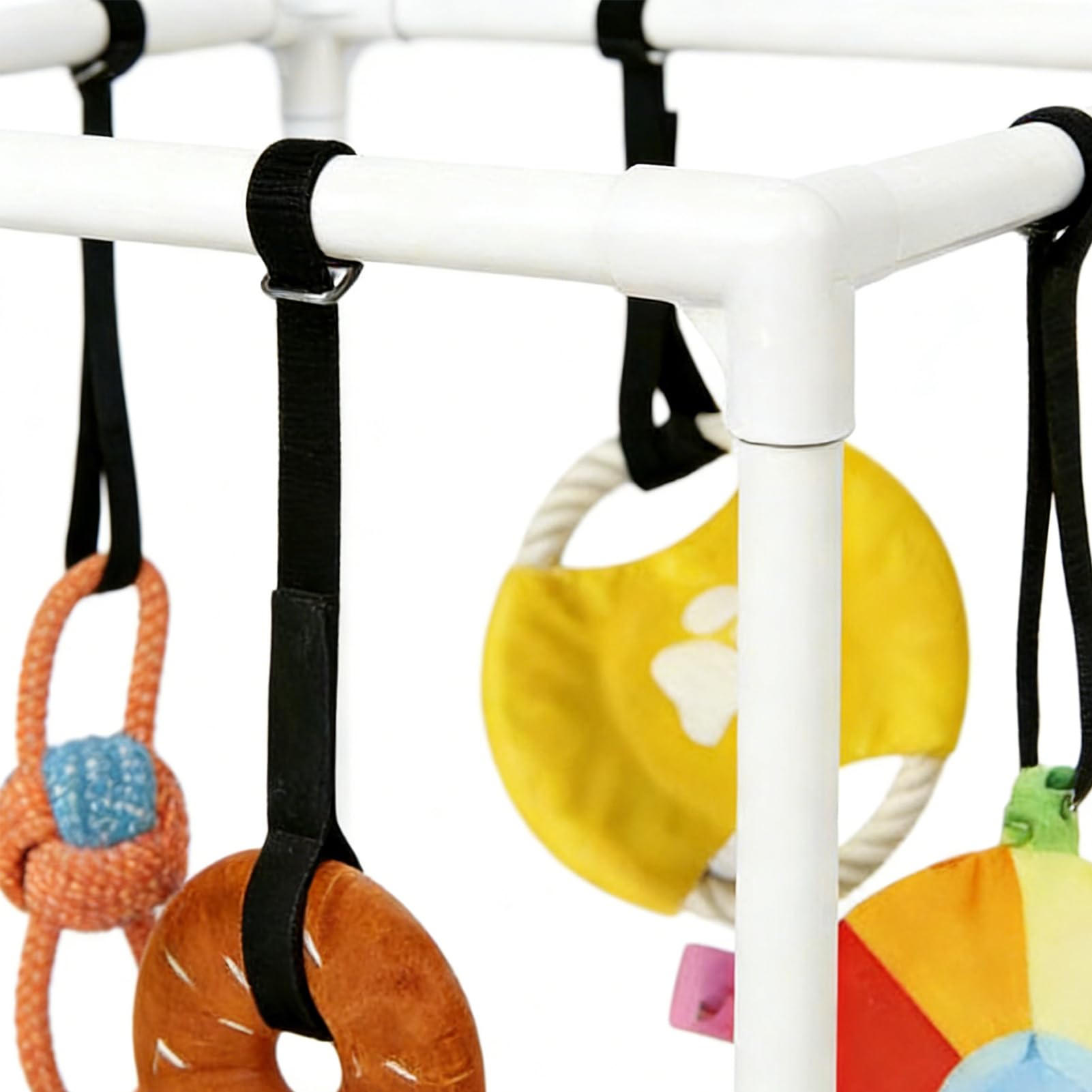 Gimnasio para Perros Centro de Actividades Interactivo con Múltiples | Juguetes Interactivos para Perros Para en Puerto de Coche Fuente de Alimentación Videojuegos Hogar y Viaje