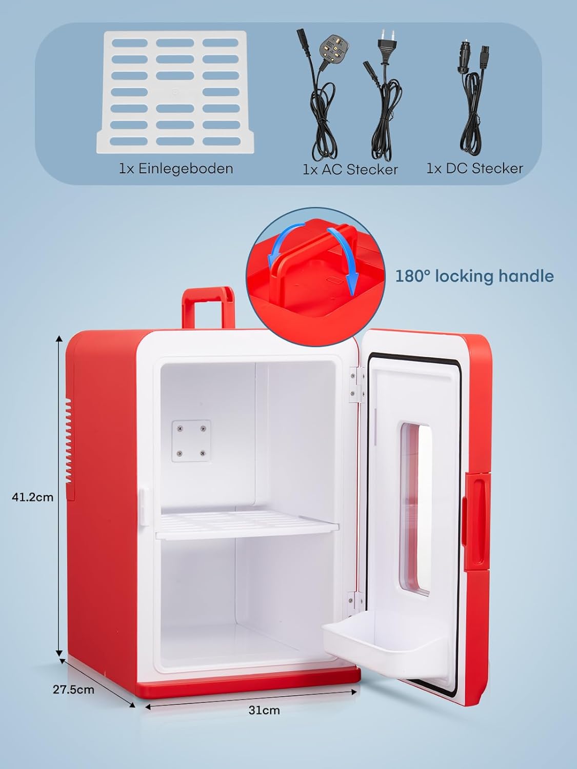 Mini Fridge 15 Liter/21 Cans, Portable AC+DC Power Small Fridge for Bedroom, Car, Office, Thermoelectric Cooler and Warmer Skincare Fridge for Food, Drinks, Cosmetics, Max & ECO Mode 10 61bXIlhu2wL. AC SL1500