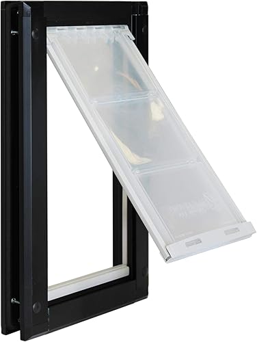 Miniatura 6 de Endura Flap Puerta de mascotas para puertas de una sola solapa  Puerta de perro extra aislada y para clima frío  Puerta de aluminio para mascotas