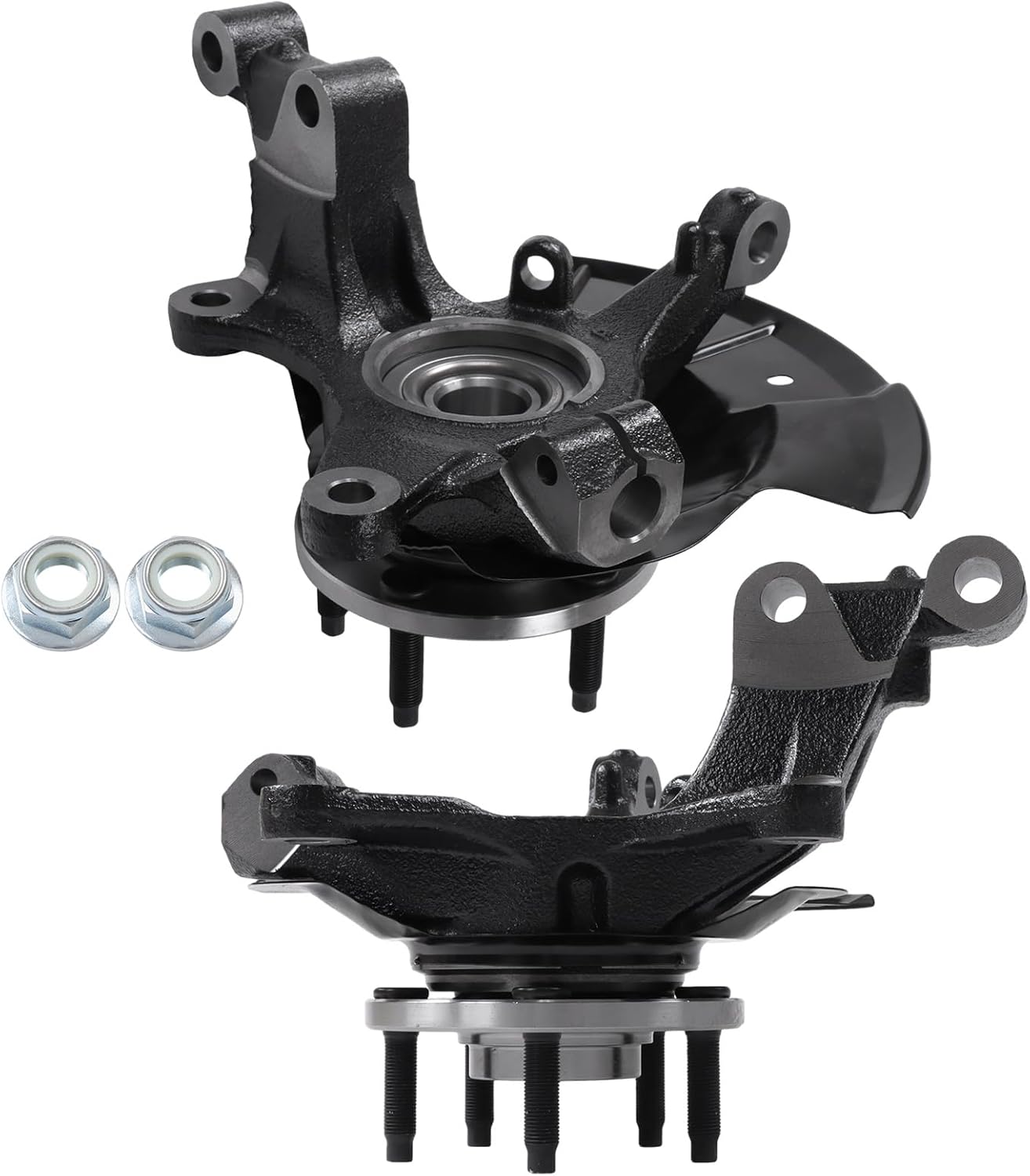 labwork front driver and passenger side wheel hub bearing steering knuckle assembly replacement for ford edge 2011 2012 2013 2014 686-264 686-265