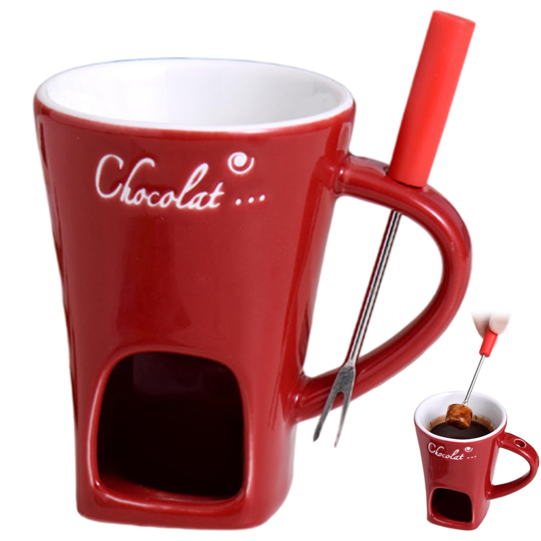 Kit fondue chocolat céramique pour éviter de brûler vos friandises