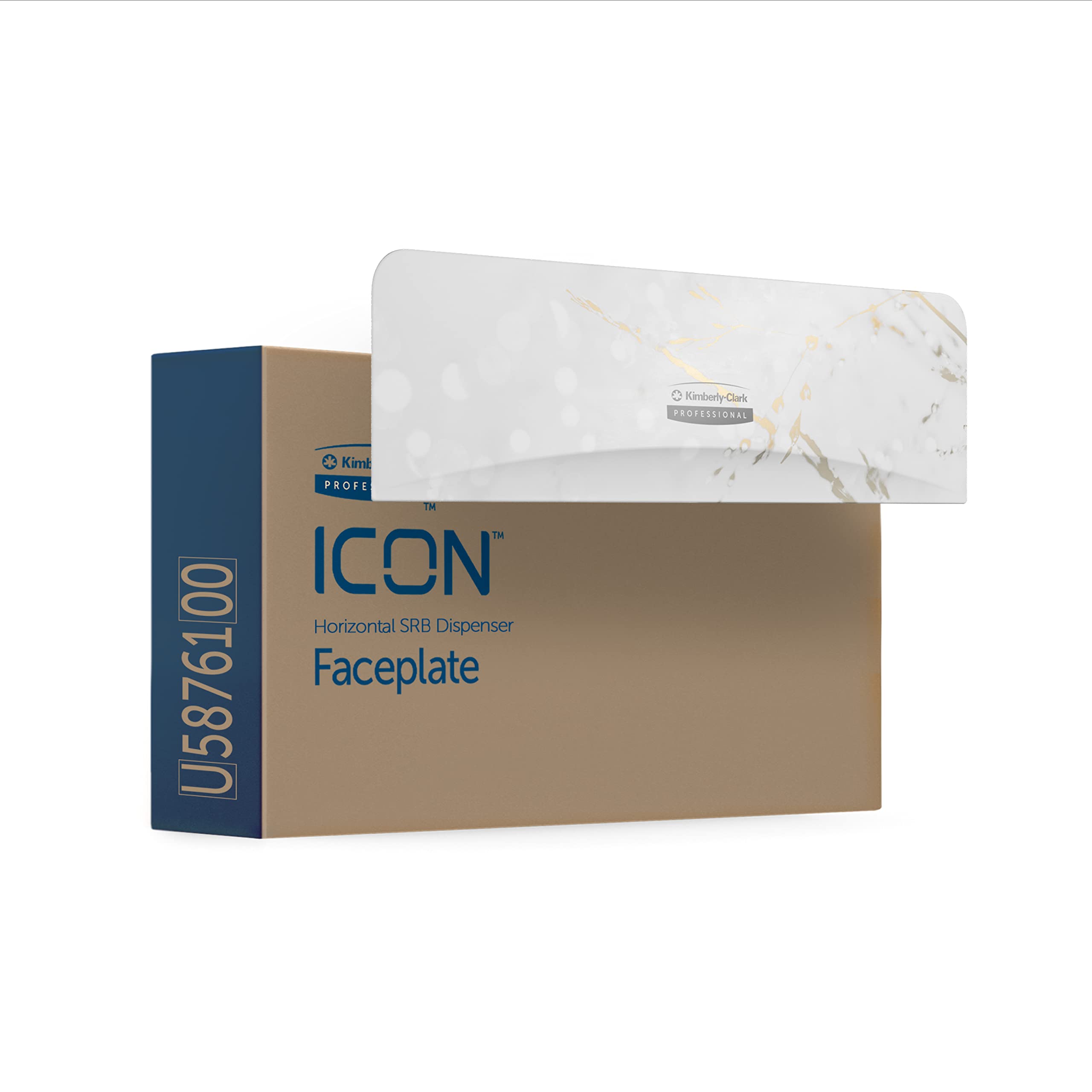 Kimberly-Clark Professional ICON Faceplate (58822), Cherry Blossom Design, for Coreless Standard Roll Horizontal Toilet Paper Dispensers 2 Roll (Qty 1)