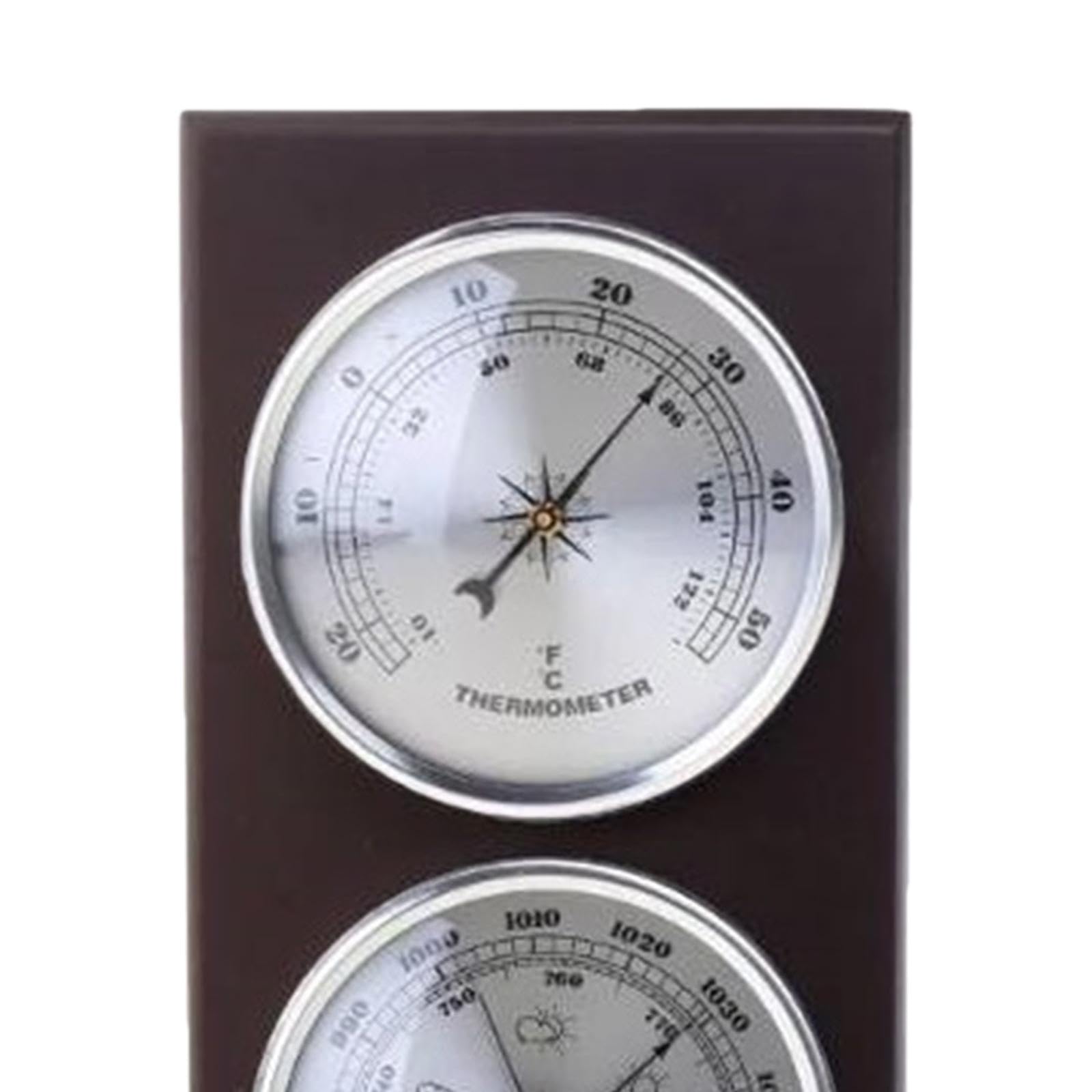 Traditionelle Wetterstation mit Klimamessgerät, Thermometer, Und Hygrometer – Dekoration für Wohnzimmer, Schlafzimmer, Schreibtisch Und, Vertikale