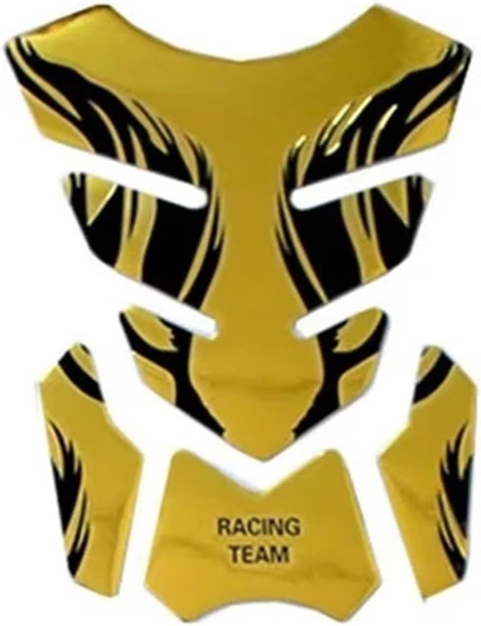 Tank Protector Motorcycle Fuel Tank Gasket Sticker 3D Universal Decorative Flame Accessory