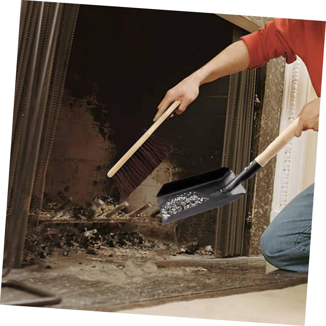 BESPORTBLE Soot Fireplace Shovel Digging Tools Mini Multi-Tool Mini Fireplace Cleaning Shovel Stove Hand Shovel Charcoal Ash Poker Scoop Household Soil Shovel Practical Spade Home Soil Shovel