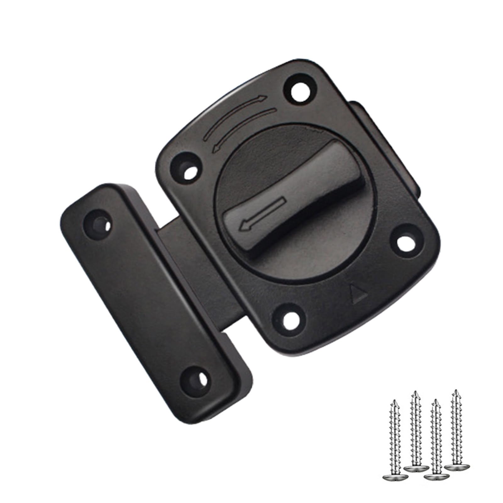 Shyyoulqe Small Metal Rotating Bolts Latches Multipurpose Rotating Bolts Latches For Enhances Door Security Suitable For Pet & House Use Pet