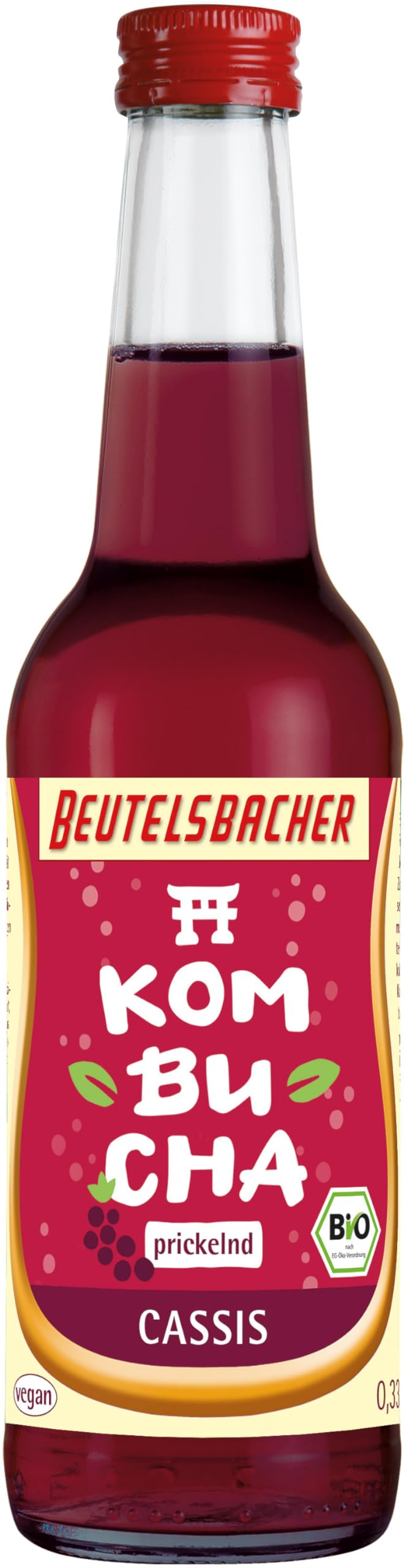 Bio Kombucha CASSIS 6 x 0,33 L