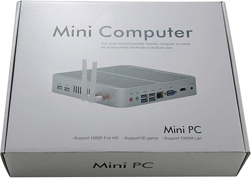 Miniatura 5 de IDEARACE Mini PC de escritorio, Intel i5 8 generación, CPU de 4 núcleos, RAM DDR4 de 16 GB de 256 GB de SSD, 4K soporte 4096x2304, 2xCOM RS232,