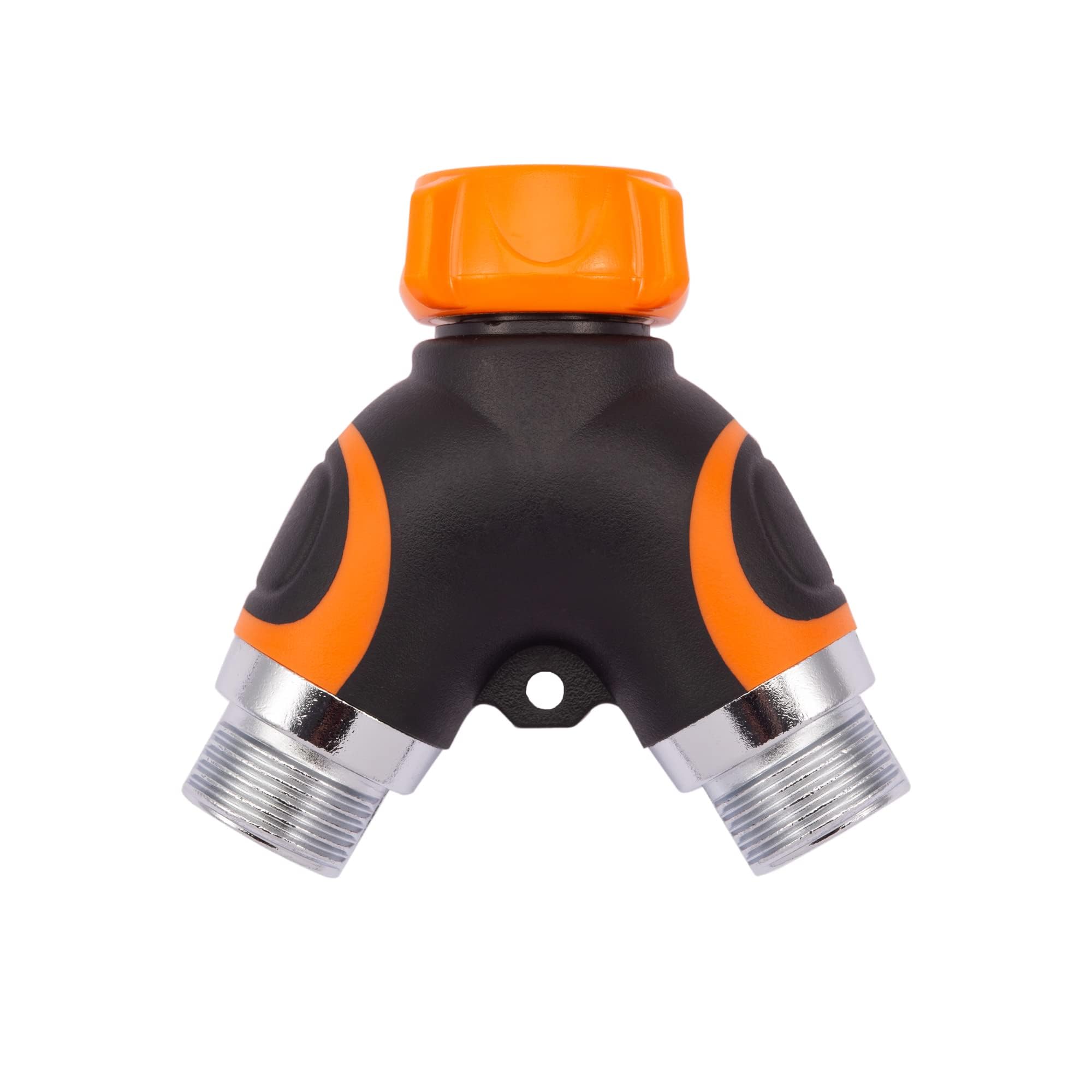 Giraffe Tools 2-Way Garden Hose Splitter with Shut-Off Valves