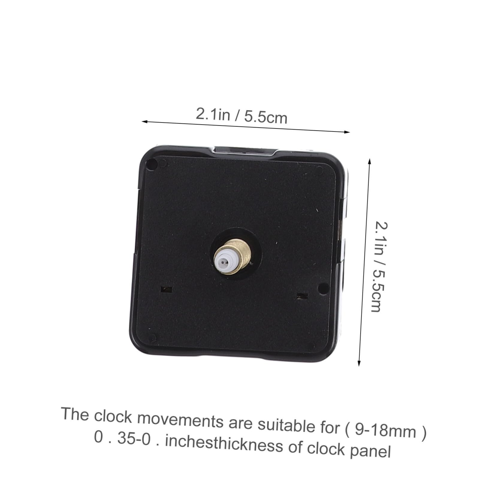 STOBOK 6 Sätze Uhrwerk-Bausatz Uhren Mechanismen Uhr-Kit Gold Mechanismus Retro Uhrwerk mit Langer Welle Uhrwerk Quarz Uhrzubehör langlebiges Uhrwerk Taktbewegungs -Kit Plastik