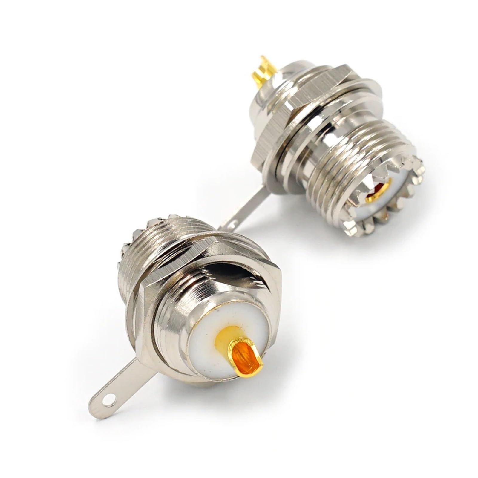 Connettore Per Saldatura Con Dado Jack Femmina UHF SO239 Da 10 Pezzi