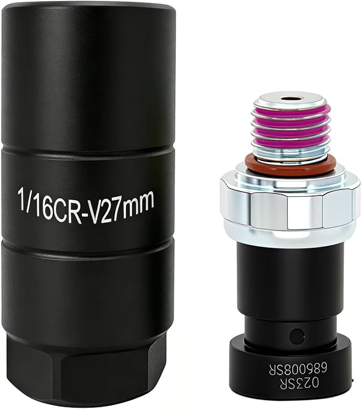 Sensor de pressão do óleo A ABIGAIL D1843A com filtro e soquete para veículos Chevrolet, GMC, Buick e outros