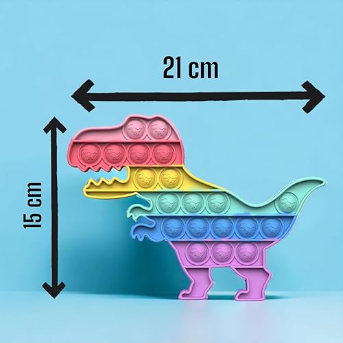 Miniatura 2 de BlueMelon Pop it Fidget Toy  Diseño de dinosaurio de búho, rana, cangrejo  Paquete de 4 y multicolor (juego de 4)