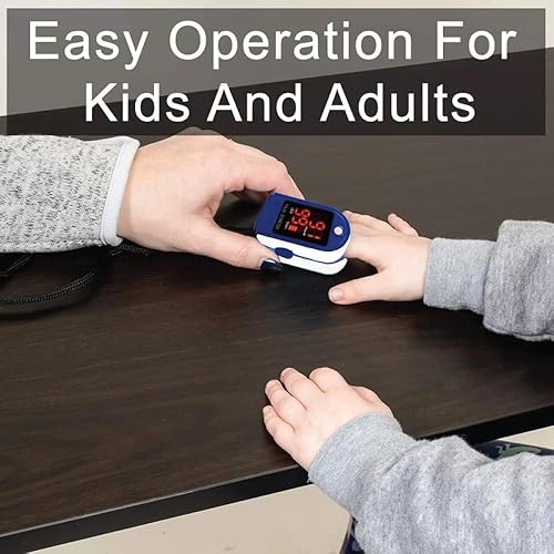 Miniatura 2 de Roscoe Medical Oxímetro de pulso para dedos, monitor de saturación de oxígeno, pulso de buey o2, monitor para pediátricos y adultos, solo uso