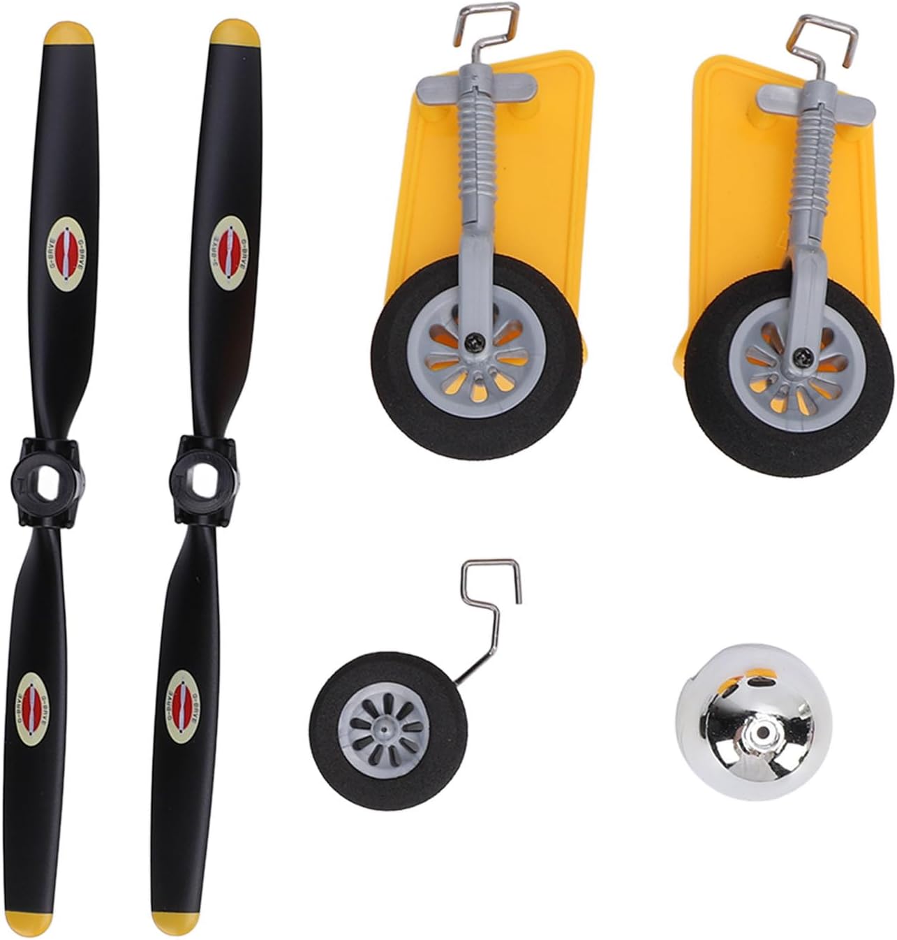 Alomejor RC Airplane Landing Gear, Precision Crafted Lightweight Wheel Fairing for Beginners Hobbyists Park Flying DIY Modeling