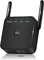 HIMALU 2026 WiFi Extender: 10,000 Sq Ft Coverage, 80 Devices, 2.4GHz Repeater w/ Ethernet Port - Kill Dead Zones Fast