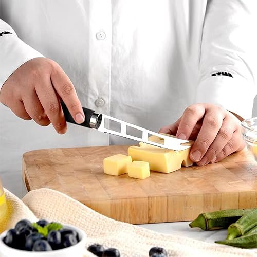 Miniatura 2 de Upspirit Cuchillo de queso de mano cortador de queso de acero inoxidable con mango antideslizante utensilios de cocina multiusos