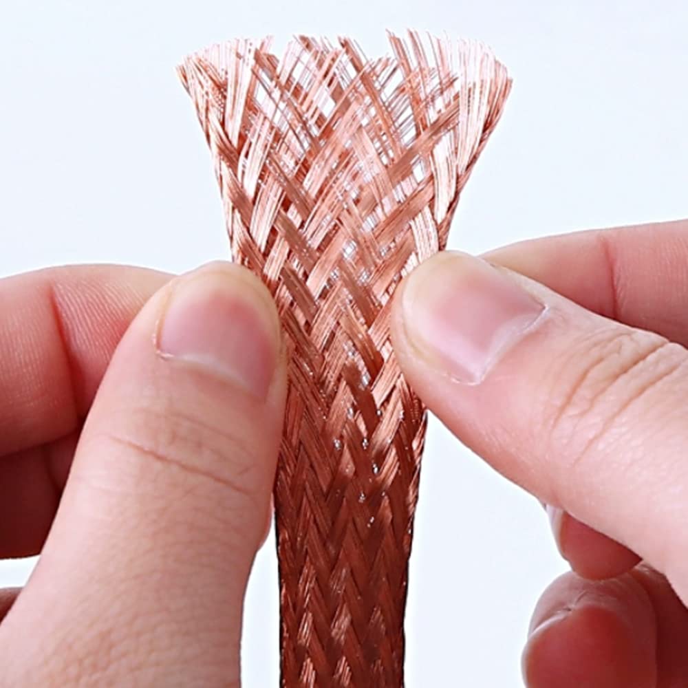 100mm óptica Blindaje Trenzado Puesta A Tierra Correa Estañado Cable De Tierra De Cobre Precio