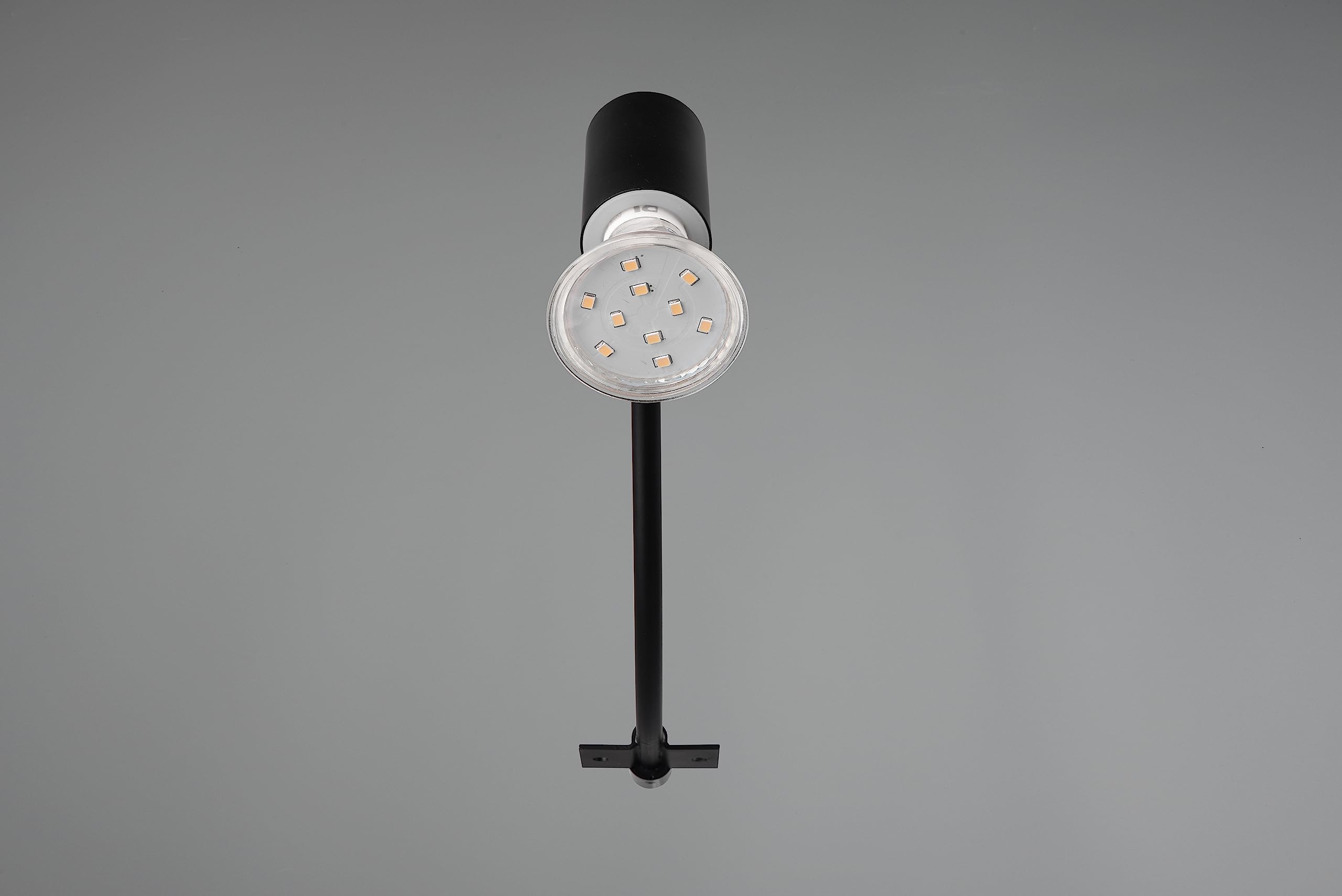 Trio, Aplique, Giada 1xGU10, max.5,0 W Cuerpo: Metal, estera negra A:5,4cm, L:34,0cm, A:11,4cm IP44,Sin bombilla