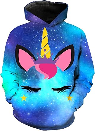 Galaxy unicorn hoodie Clearance