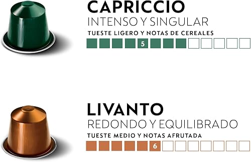 Nespresso Original - Bundle Top Sélection Ispirazione Italiana & Espresso 50 Capsules de café - 10x Ristretto, 10x Arpeggio, 10x Roma, 10x Livanto, 10x Capriccio - 3
