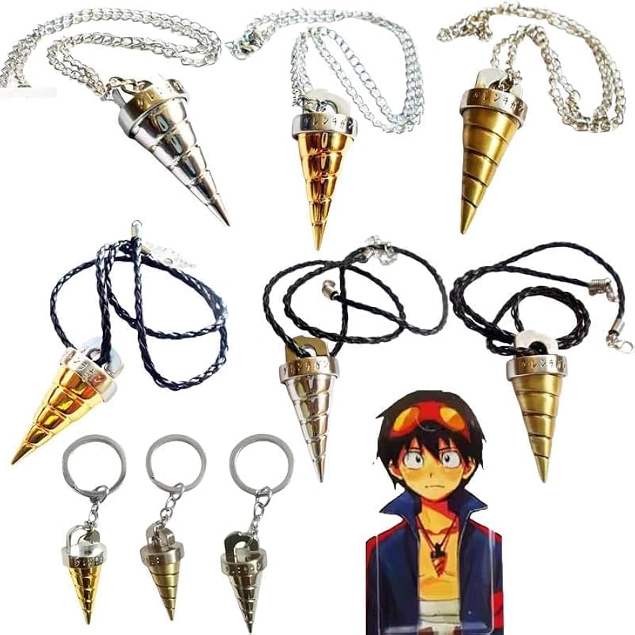 Amazon.co.jp: 天元突破グレンラガン スパイラルドリル ネックレス