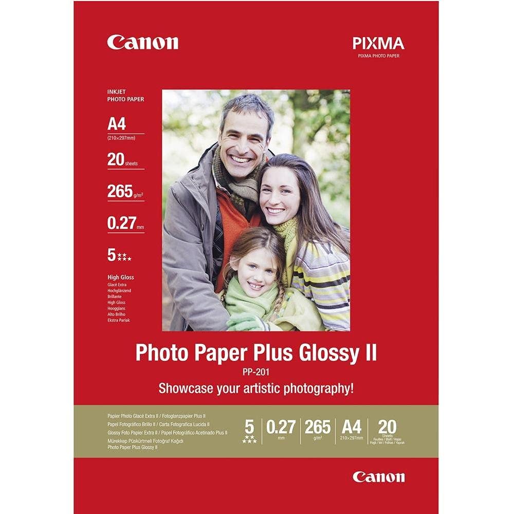 Canon PIXMA G650 & PP 201 Photo Paper Plus Glossy II, 20 fogli A4 Carta fotografica