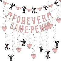 Vista 1 de WOJOGO Decoración de despedida de soltera de oro rosa para despedidas de soltera con espirales colgantes para despedidas de soltero, suministros