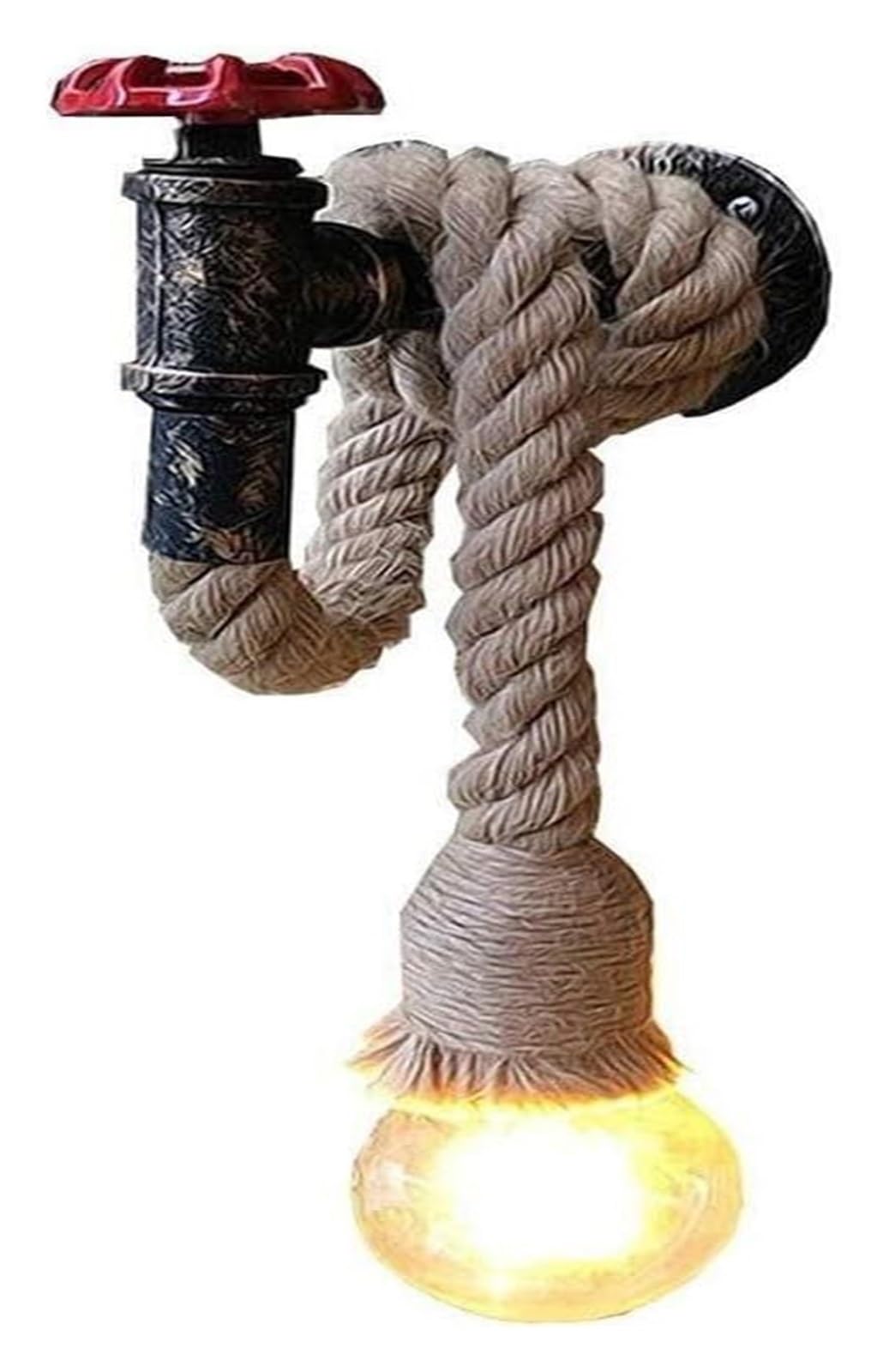 VDOQTLJT Retro - Water Pipe Wall Lamp Cafe Restaurant Light Stairway Aisle Sconce Lamps sconces