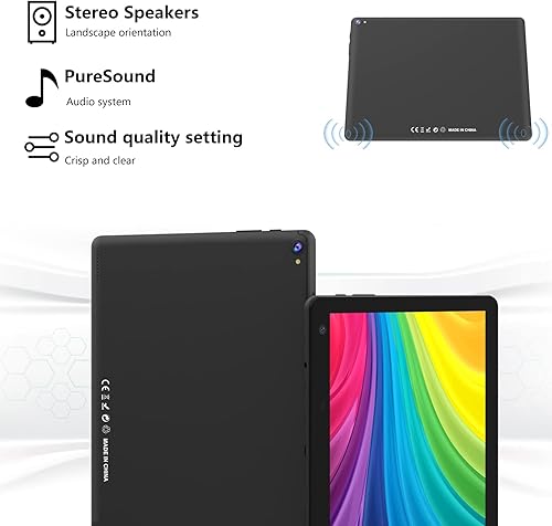 Miniatura 6 de Tableta Android, tabletas de 10 pulgadas, 2 GB+32 GB, soporte de tableta de computadora de 512 GB expandido, cámara de 2 MP + 8 MP, pantalla IPS,