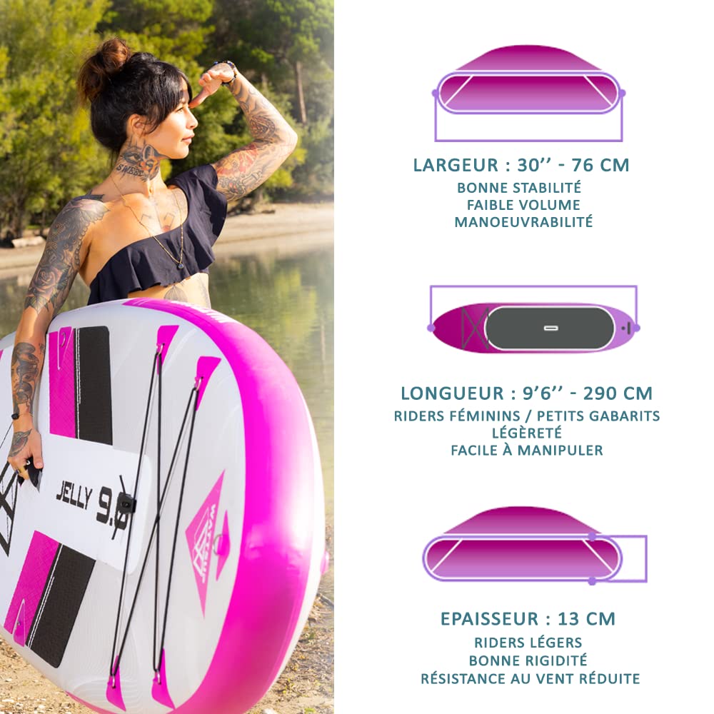 Wattsup Jelly 9'6" Sup Multicolore Donna