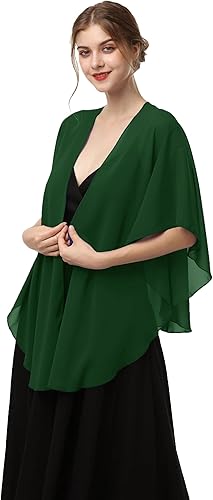 Miniatura 2 de Chales y envolturas de gasa para mujer, bufanda transparente para vestidos de noche, accesorios de salida de baño