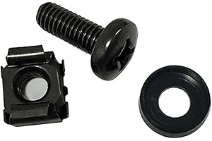 60-Pack Audio Rack Screws and Cage Nuts